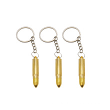 Wholesale 52 MM Portable Key Chain Shape Metal Snuff Bullet Spoon